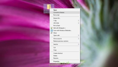 Cách xác định các mục menu ngữ cảnh trong hệ thống Windows 10