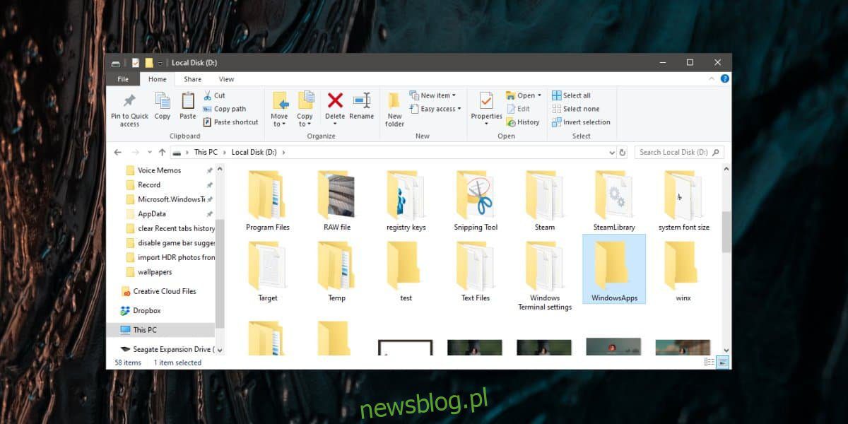 Cách xóa thư mục WindowsApps trên hệ thống Windows 10