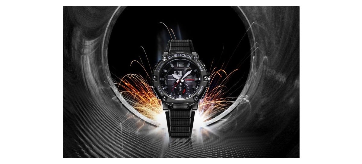 Casio anuncia novo relógio da linha G-Steel com núcleo de carbono para proteção