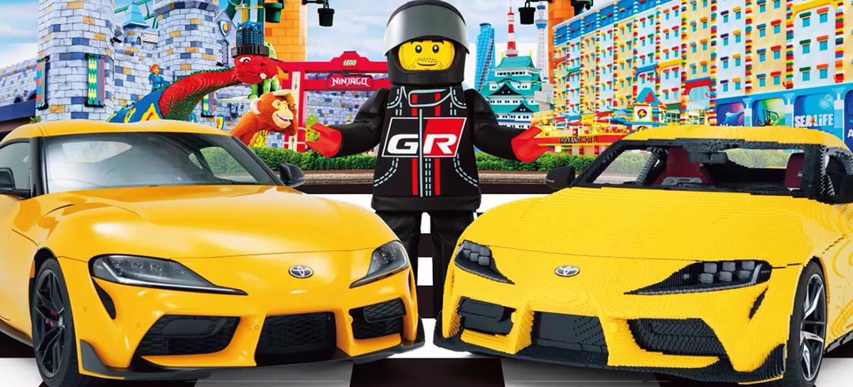 Esse Toyota Supra feito com meio milhão de peças LEGO vai deixar você impressionado
