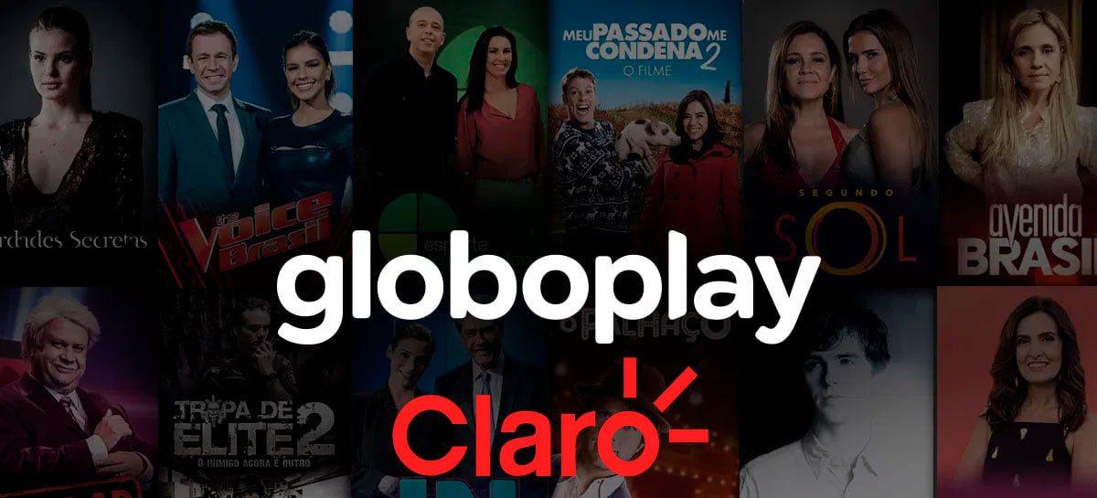 Claro está oferecendo planos com Globoplay inclusa