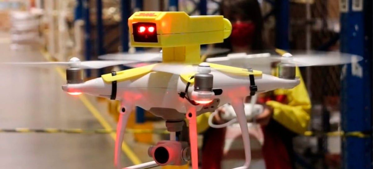 DHL utiliza drone para facilitar gestão de estoque do Grupo LEGO
