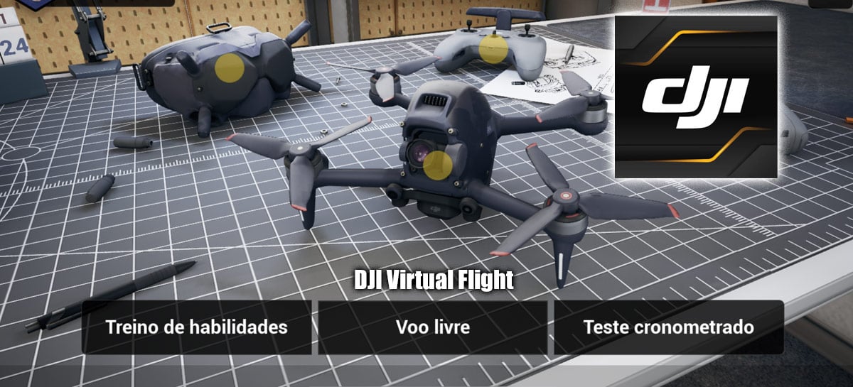 DJI Virtual Flight é o simulador de drones FPV da DJI - DOWNLOAD