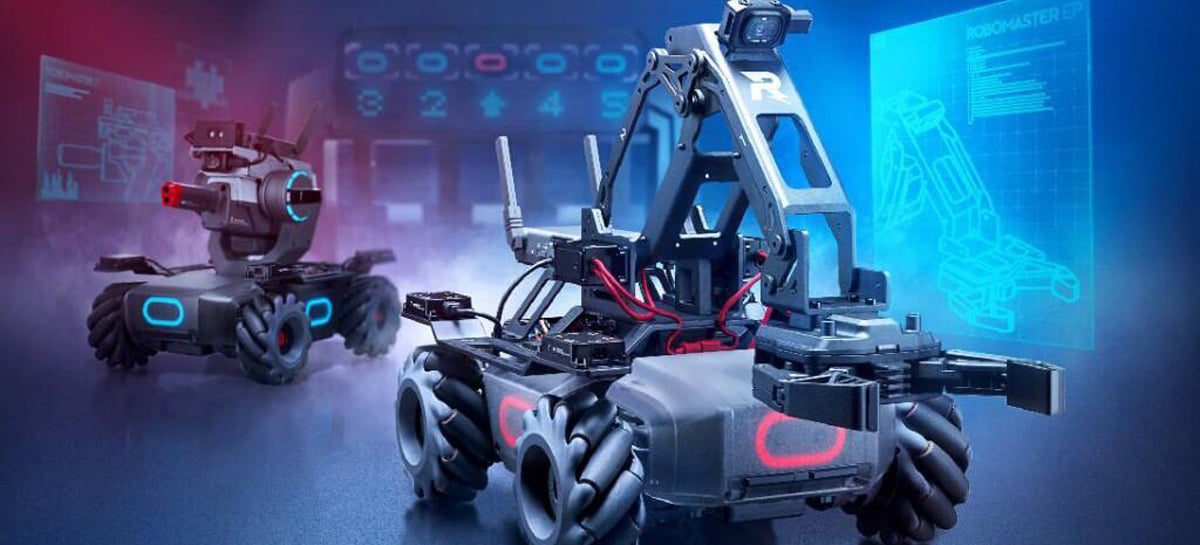 DJI lança o RoboMaster EP, seu novo robô modular com mais de 50 sensores