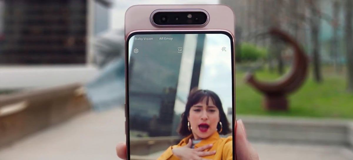 Galaxy A82 pode ser o próximo celular com câmera giratória da Samsung