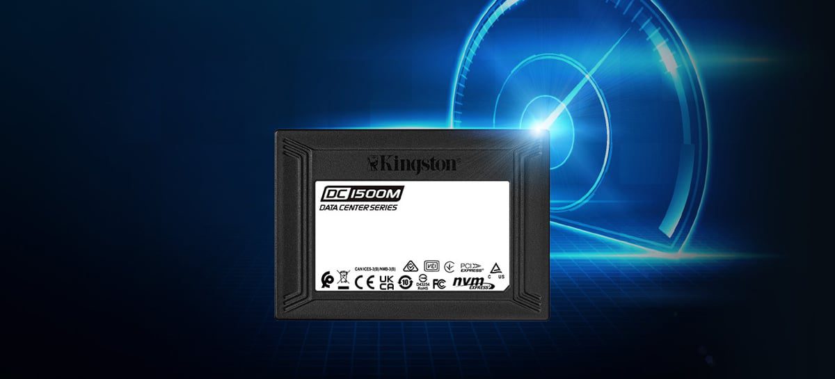 Kingston lança seu novo SSD DC1500M para data centers
