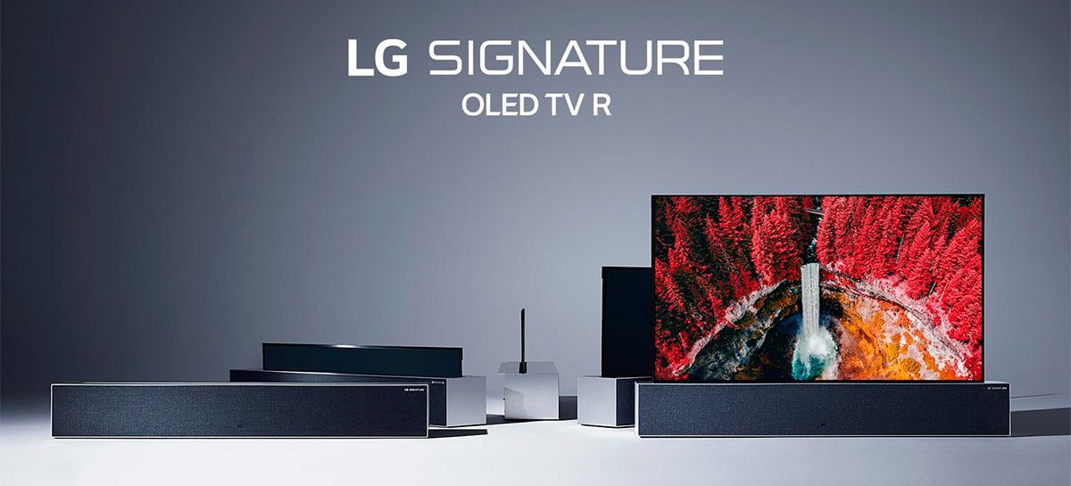 LG começa a vender sua TV "enrolável" de 65'' por US$ 87.000 na Coreia do Sul