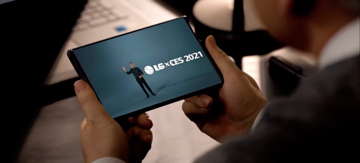 LG mostra teaser de seu celular "enrolável" na CES 2021: o LG Rollable