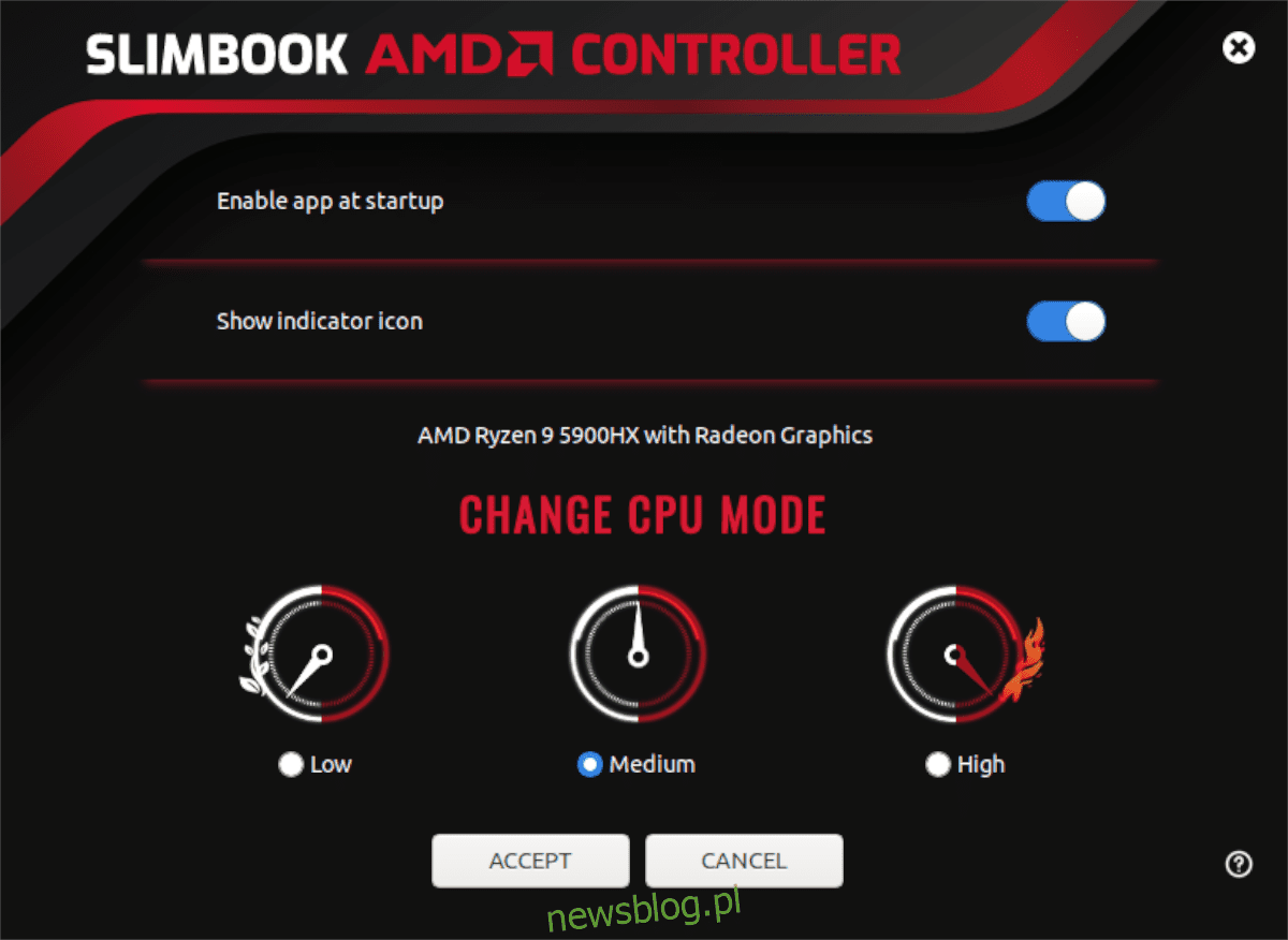 Làm cách nào để sử dụng Bộ điều chỉnh CPU di động Ryzen Slimbook trên Ubuntu?