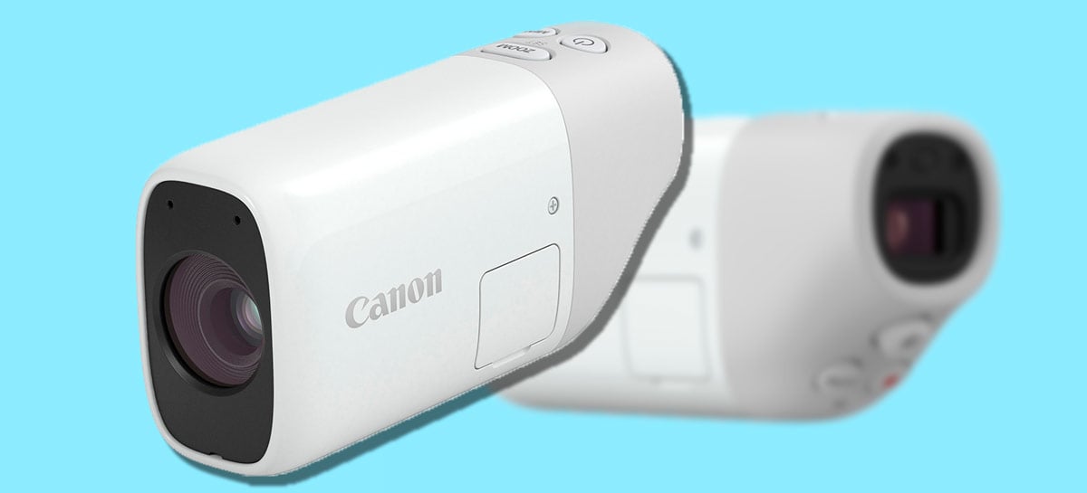 Mini-câmera PowerShot Zoom, da Canon, cabe no bolso e vem cheia de recursos