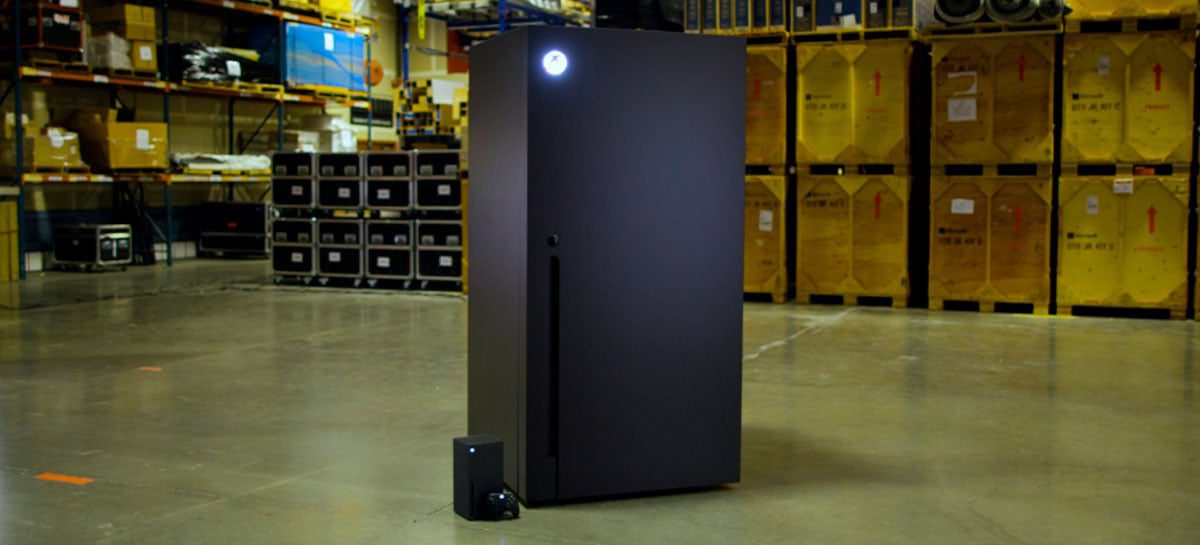 Microsoft bước vào zueira và tiết lộ tủ lạnh của mình với giao diện lấy cảm hứng từ Xbox Series X