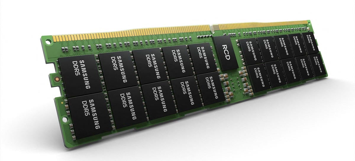 Primeiro módulo de memória RAM DDR5 com 512GB é feito pela Samsung