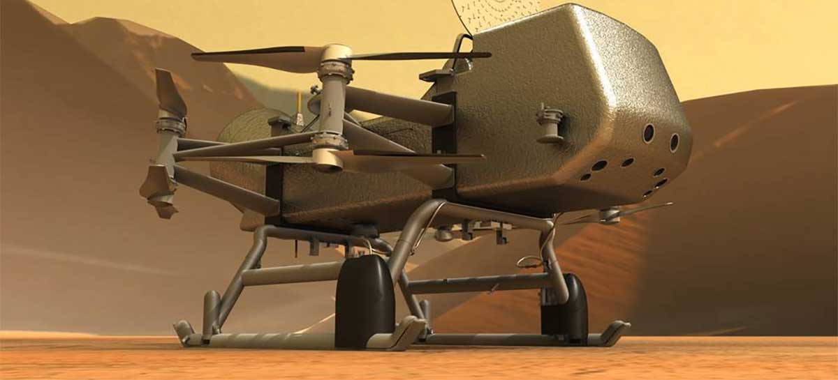 NASA adia missão de enviar drone Dragonfly à lua de Saturno