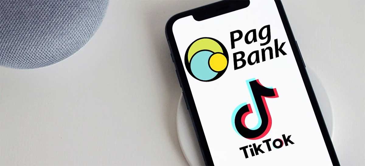 Usuários do TikTok no Brasil vão receber valores direto na conta PagBank