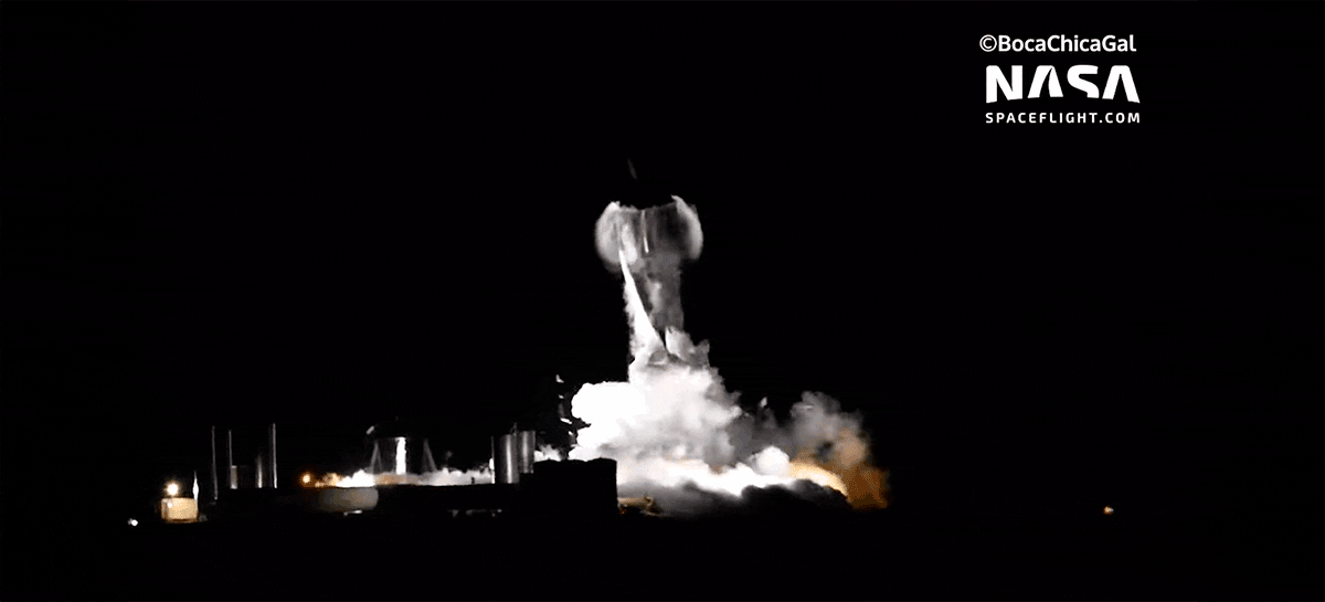 Protótipo Starship SN1 da SpaceX explode durante teste no Texas