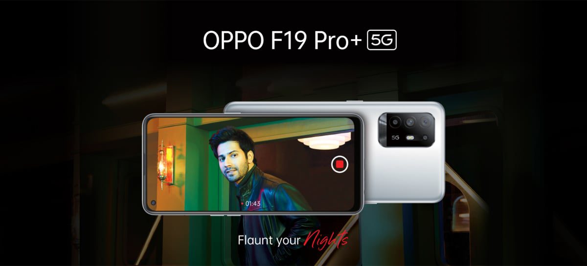 OPPO F19 Pro+ chega com chip MediaTek Dimensity 800U e carregamento de 50W