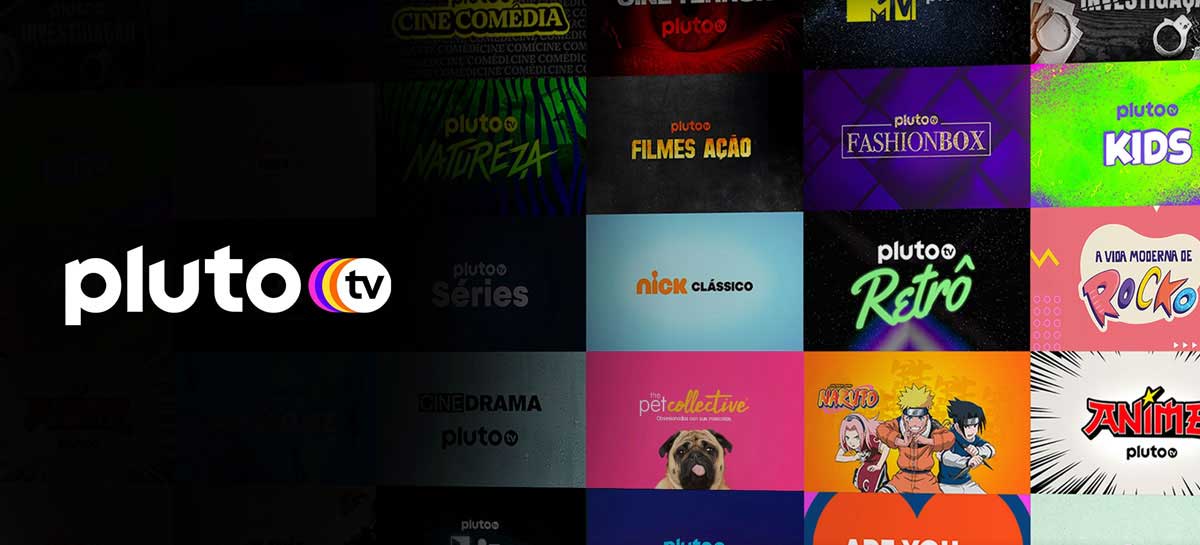 PlutoTV vai disponibilizar mais três novos canais para o Brasil