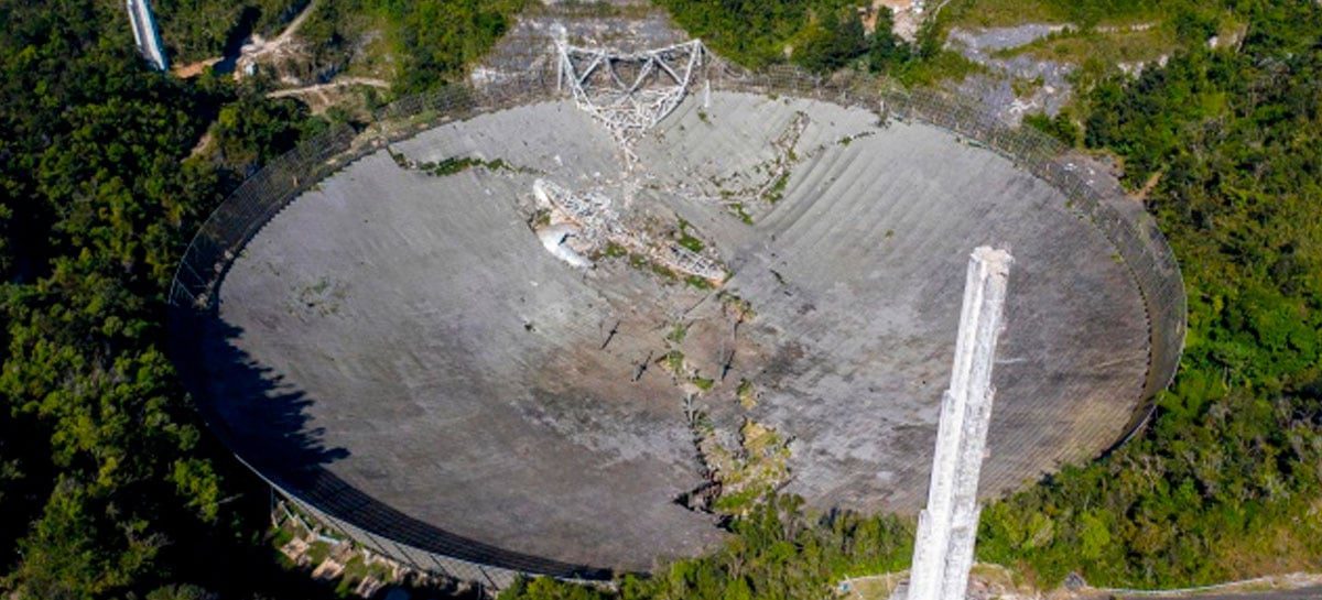 Porto Rico investe US$ 8 milhões para a reconstrução do Observatório de Arecibo