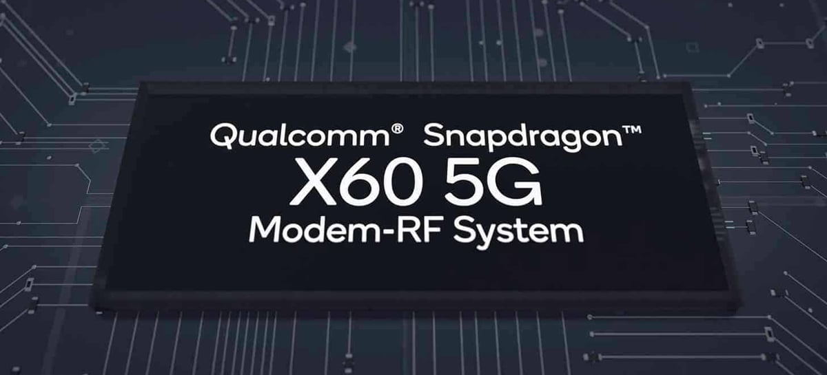 Qualcomm lança modem 5G X60 produzido em 5nm e com capacidade de download de até 7.5 Gbps