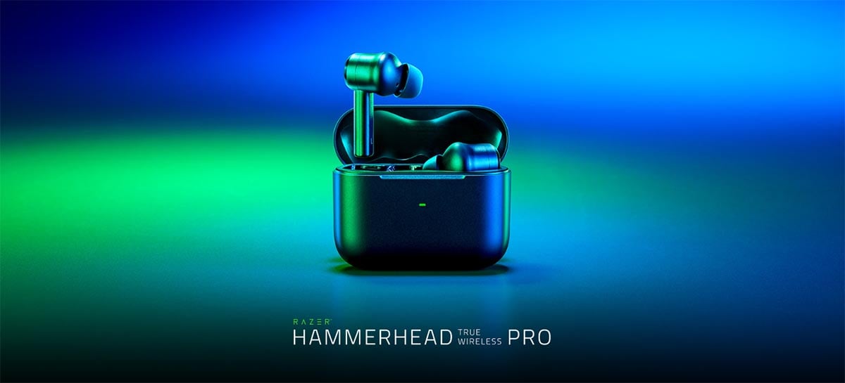 Razer lança o Hammerhead True Wireless Pro seu novo fone de ouvido sem fio