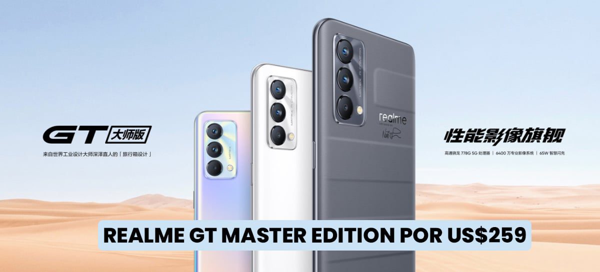 Realme GT Master traz Snapdragon 778G e belo design por menos de US$ 300
