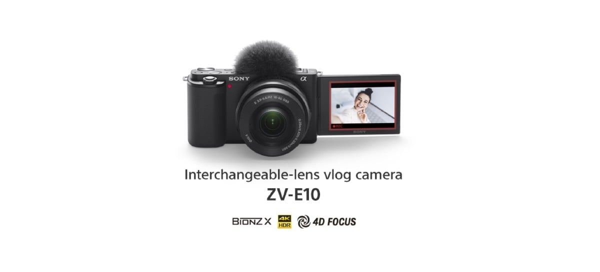 Sony anuncia câmera mirroless ZV-E10 voltada para vloggers com lentes intercambiáveis