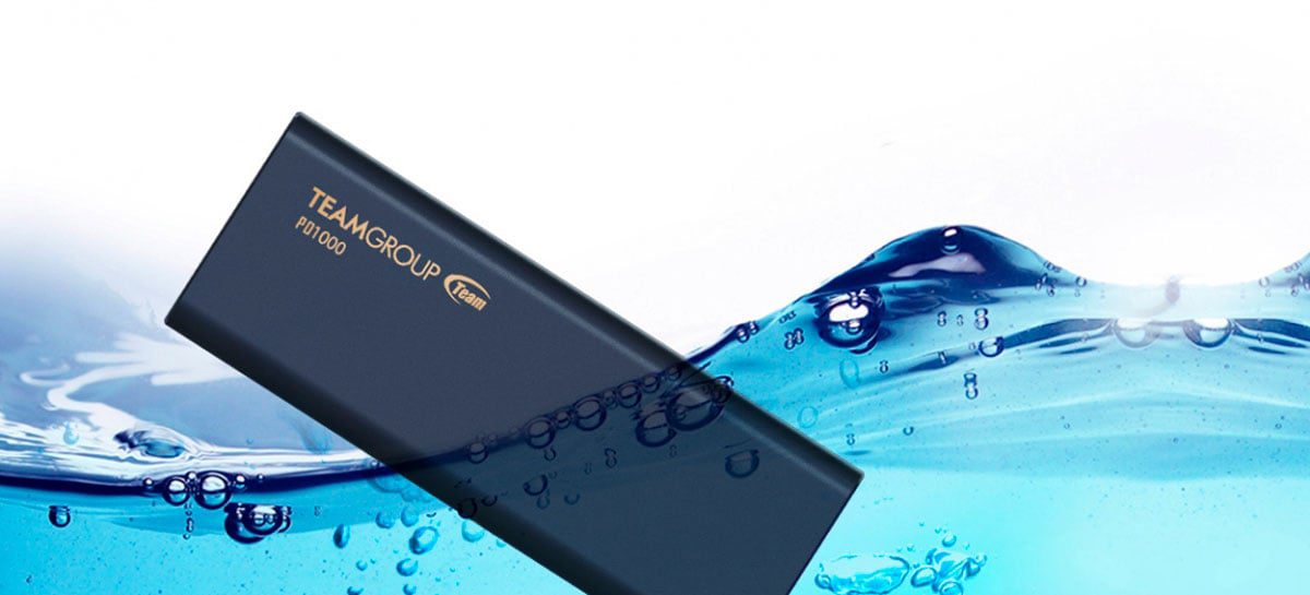 TeamGroup lança SSD portátil resistente contra água e pendrive com design peculiar