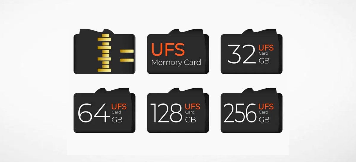 Cartões de memória padrão UFS 3.0 irão alcançar até 1200MB/s