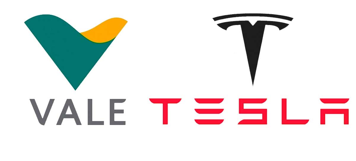 Vale firma parceria com Tesla para produção de baterias para rede elétrica no Brasil