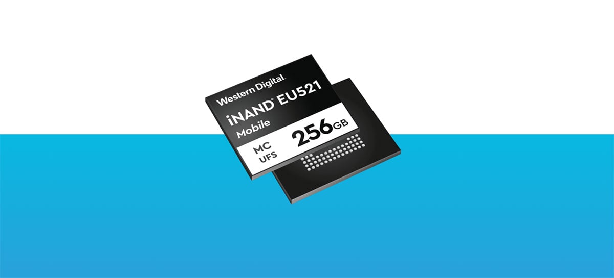 Western Digital lança dispositivo UFS 3.1 com gravação de 800MB/s