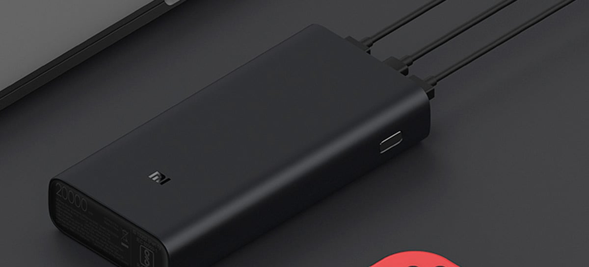 Xiaomi Mi Hyper Sonic: power bank poderoso de 20.000 mAh carrega até notebook