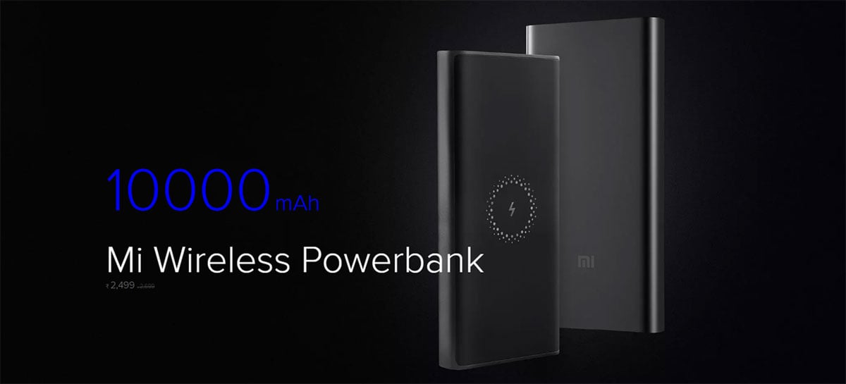Xiaomi lança power bank de 10000mAh com carregamento sem fio