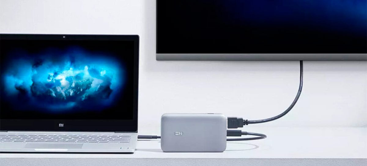ZMI lança powerbank com 10.000 mAh que também funciona como hub HDMI e USB