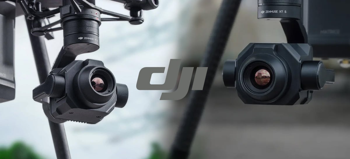 Zenmuse XT S é a nova câmera térmica da DJI para os drones da série Matrice 200!