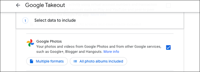Sao lưu thư viện Google Photos của bạn bằng Takeout