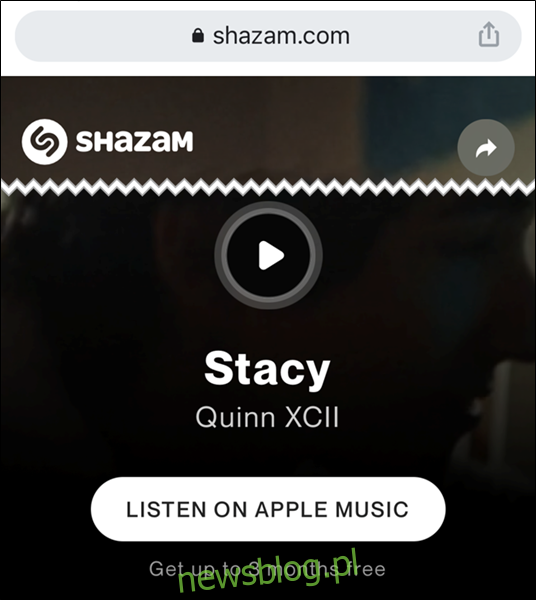 Tìm hiểu thêm về bài hát trên Shazam