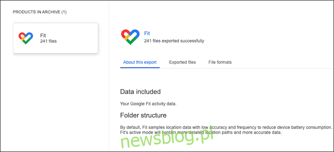 Xuất và xem dữ liệu Google Fit