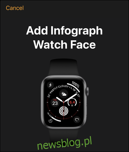 Thêm mặt đồng hồ Apple Watch Đối mặt