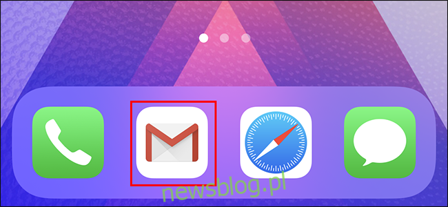 Mở ứng dụng Gmail