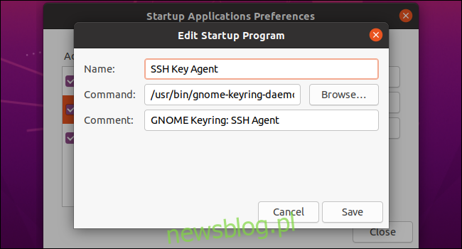 Chỉnh sửa trình khởi chạy trên máy tính để bàn Gnome Ubuntu.
