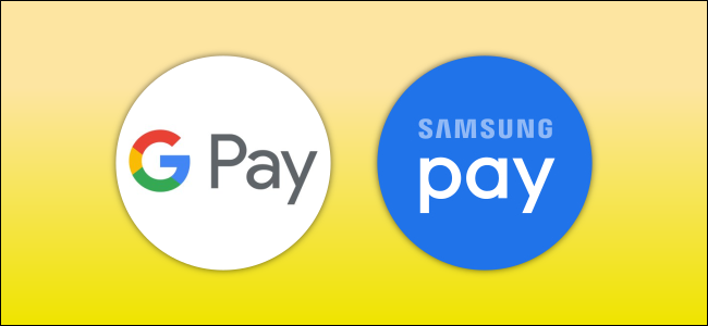 Logo Google Pay và Samsung Pay.