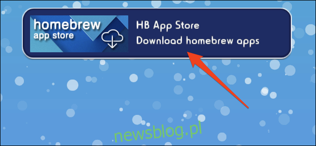 Màn hình Wii U Homebrew Launcher