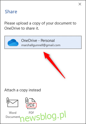 Tải tài liệu lên OneDrive