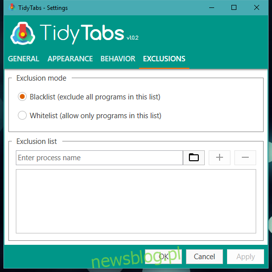 TidyTabs - Cài đặt_1
