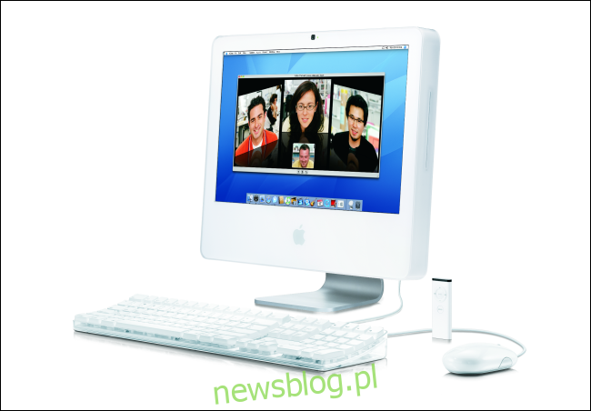 Apple  Một chiếc iMac đầu năm 2006 với bộ xử lý Intel.