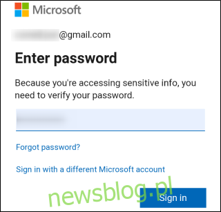 Đăng nhập vào tài khoản Microsoft của bạn.