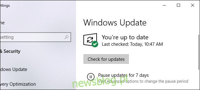 Windows  Cập nhật cho biết bạn đã cập nhật