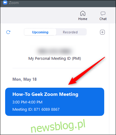 Lên lịch cuộc họp trong tab cuộc họp