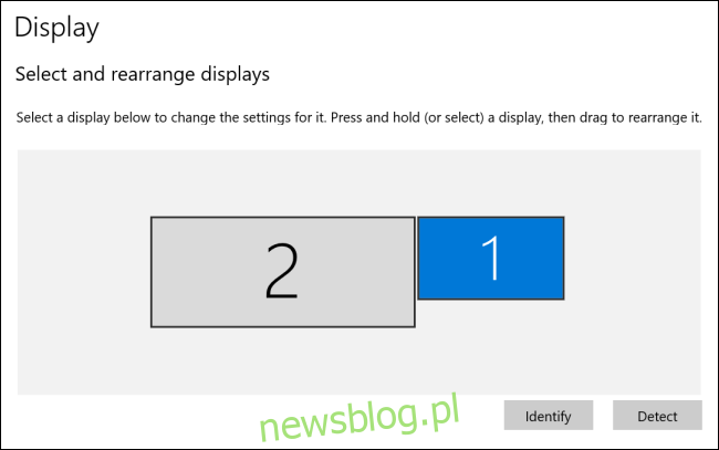 Các hiển thị đã được thay đổi trong hệ thống Windows 10