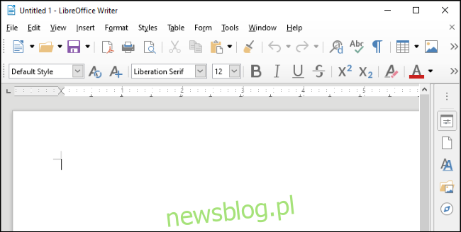 LibreOffice Writer trên hệ thống của bạn Windows 10